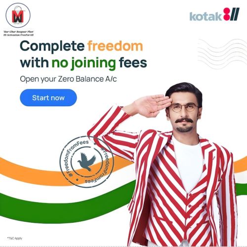 Kotak Bank's Digital 811 Zero Balance Saving Account